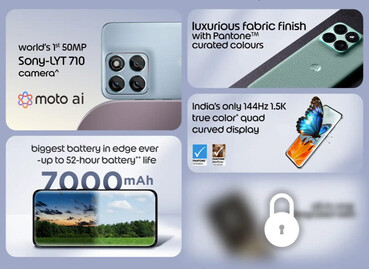 Стали известны основные характеристики Motorola Edge 70 Fusion