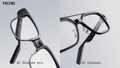 Tecno AI Glasses и Tecno AI Glasses Pro - это умные очки с функциями искусственного интеллекта и встроенными камерами. (Источник изображения: Tecno)