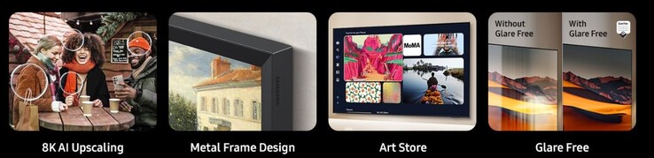 Модель QN900F оснащена функцией масштабирования 8K и магазином Art Store (Источник изображения: Samsung)
