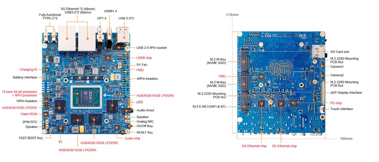 У конкурента Raspberry Pi 5 всего три слота M.2 (Источник изображения: Orange Pi)