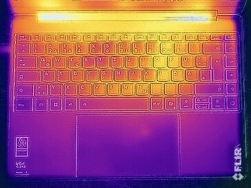 Испытание на прочность при воздействии поверхностных температур (вверху)