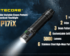 Nitecore P17iX предлагает те же функции, что и P27iX, только с меньшей головкой
