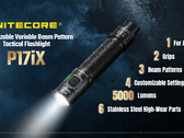 Nitecore P17iX предлагает те же функции, что и P27iX, только с меньшей головкой
