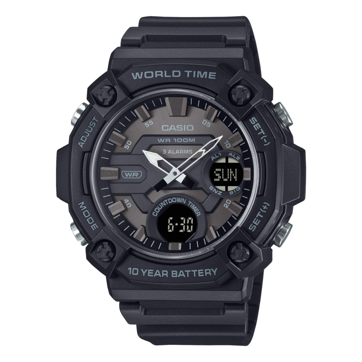 Часы Casio AEQ120W-1BV теперь доступны в США. (Источник изображения: Casio)