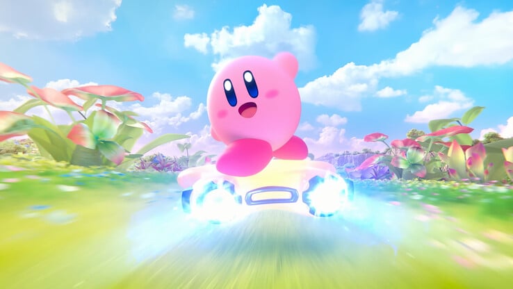 Кирби в предстоящей игре Kirby Air Riders Switch 2 (Источник изображения: Nintendo of America)