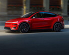 Новая модель Y Performance в ультракрасном цвете. (Источник изображения: Tesla)