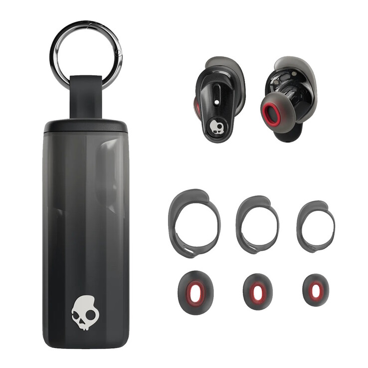 Наушники Skullcandy Method 360 поставляются с различными насадками и гелями для обеспечения надежной посадки. (Источник изображения: Skullcandy)
