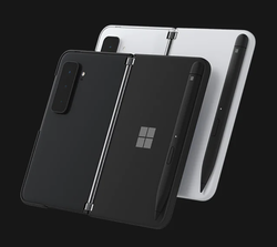 Microsoft Surface Duo 2 в расцветках Obsidian и Glacier