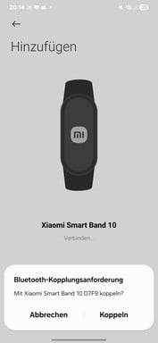 Настройка Xiaomi Smart Band 10