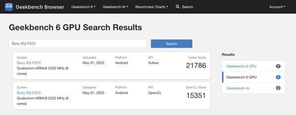 (Источник изображения: Geekbench)
