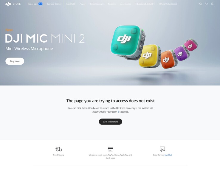 Компания DJI случайно показала Mic Mini 2 на своем сайте. Пока что Вы не можете его купить.