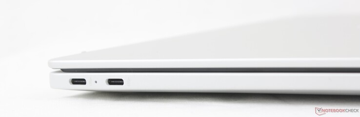 Слева: 2x USB-C w/ DisplayPort 1.4a + Power Delivery (10 Гбит/с)