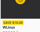 Платить за Linux? (Изображение из Microsoft Store)