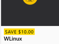 Платить за Linux? (Изображение из Microsoft Store)