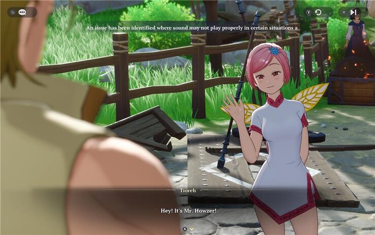Внутриигровое уведомление в игре The Seven Deadly Sins: Origin предупреждает, что в некоторых ситуациях звук может воспроизводиться неправильно.