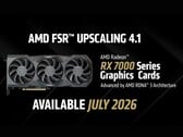 Скриншот анонса FSR 4.1 INT8 от AMD для графических процессоров серии RX 7000