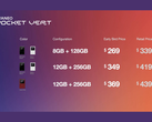 Цены на различные конфигурации Ayaneo Pocket Vert (источник изображения: Ayaneo)
