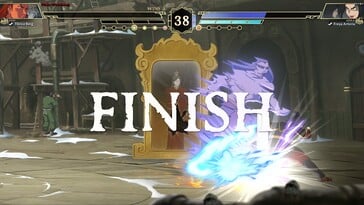 На изображении: скриншот игрового процесса из игры «Avatar Legends: The Fighting Game».