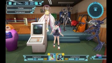 На фото: Скриншот игрового процесса из игры Digimon World: Next Order.