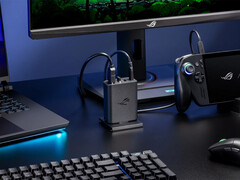 Док-станция ROG 100W Gaming Charger Dock поставляется в черном цвете и весит более 300 г. (Источник изображения: Asus)