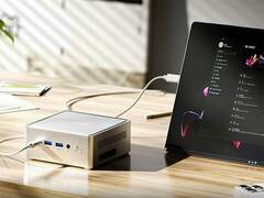 Minisforum NAB3R поставляется в единственном серебристом варианте. (Источник изображения: Minisforum)