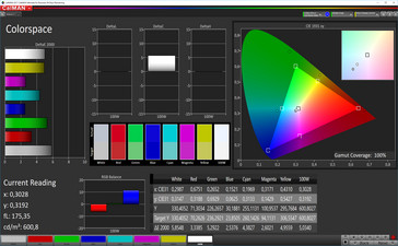 CalMAN - color space