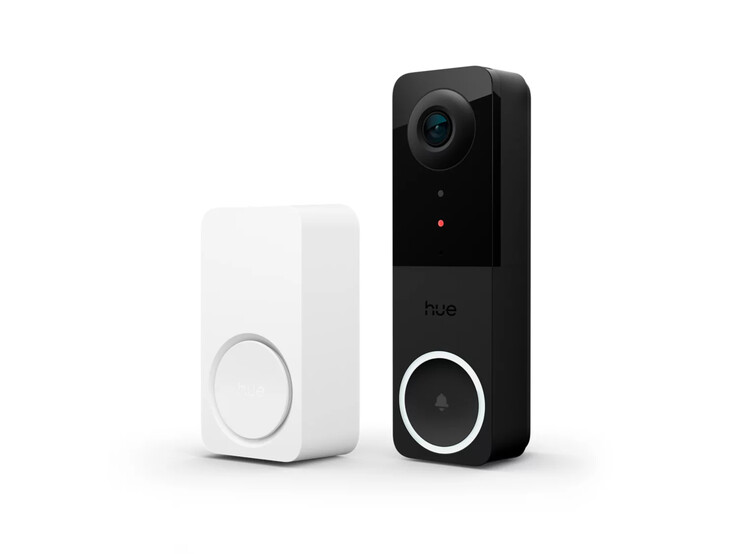 Умный звонок Philips Hue Secure (слева) и проводной видеозвонок Secure (справа). (Источник изображения: Philips Hue)