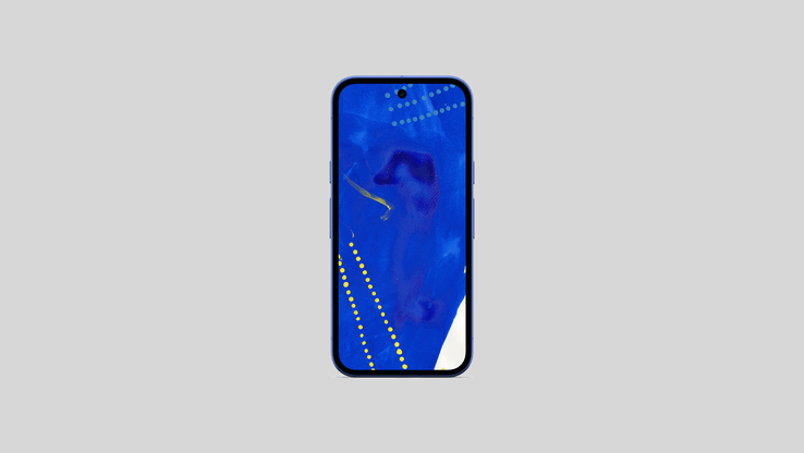Google Pixel 10a в цвете Isai Blue