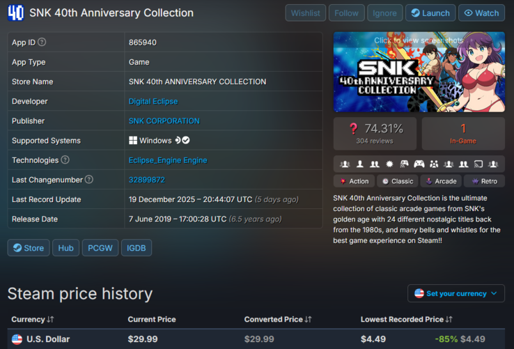 (Источник изображения: SteamDB)