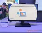 Asus ExpertCenter P600 AiO может быть сконфигурирован с процессором с до 50 TOPs NPU. На снимке: 27-дюймовая модель. (Источник изображения: Notebookcheck)
