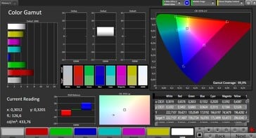 CalMan Color Space (sRGB)