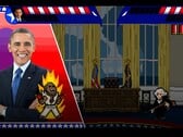 В игре «Electoral Carnage» известные президенты США сражаются друг с другом в сатирических 2D-сражениях.