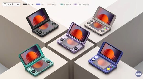Retroid Pocket Duo Lite будет доступен в пяти цветовых вариантах.