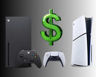 Консоли Xbox и PlayStation показаны со знаком доллара (Источник изображения: Microsoft Xbox Gaming, Sony PlayStation с правками)