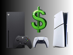 Консоли Xbox и PlayStation показаны со знаком доллара (Источник изображения: Microsoft Xbox Gaming, Sony PlayStation с правками)