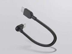 Кабель Xiaomi 3A Braided USB-C to USB-C Cable (10 см) (на фото) будет выпущен во всем мире. (Источник изображения: Xiaomi)