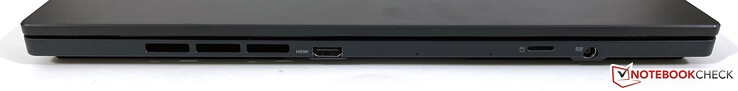 Задняя сторона: HDMI 2.1, слот microSD, разъем питания