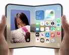 Две руки держат по iPhone Duo, один сложенный, другой разложенный