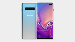 Предположительная внешность Galaxy S10 Plus (Изображение: OnLeaks)