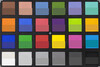 ColorChecker Passport: исходный оттенок представлен в нижней половине каждого блока