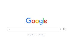 Снимок главной страницы Google Search, сделанный пользователем на сайте X, на котором видна новая кнопка AI Mode. (Источник изображения: @glenngabe на X)