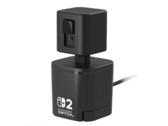 Более доступная камера GameChat от Hori может быть установлена непосредственно на Switch 2 или использоваться со съемной подставкой. (Источник изображения: Hori)