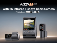 Видеокамера VIOFO A329S 3CH может снимать видео с разрешением до 4K/60 кадров в секунду (Источник изображения: VIOFO)