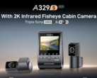 Видеокамера VIOFO A329S 3CH может снимать видео с разрешением до 4K/60 кадров в секунду (Источник изображения: VIOFO)