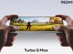 Redmi Turbo 5 Max станет одним из первых телефонов на базе Dimensity 9500s. На снимке: рендер телефона, запущенного в игре. (Источник изображения: Xiaomi - отредактировано)
