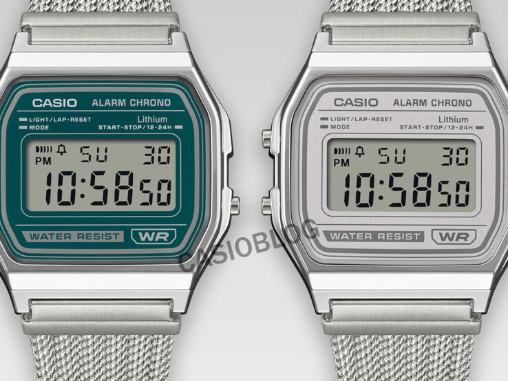 Casio A158WEM-3 и A158WEM-7. (Источник изображения: Casioblog)