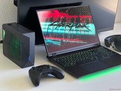 XMG Neo 16 E25. (Источник изображения: Notebookcheck)