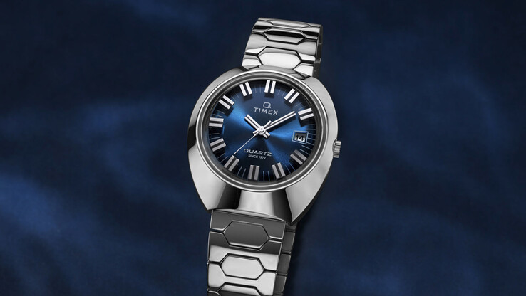 Переиздание Q Timex 1972 Time Machine с синим циферблатом...