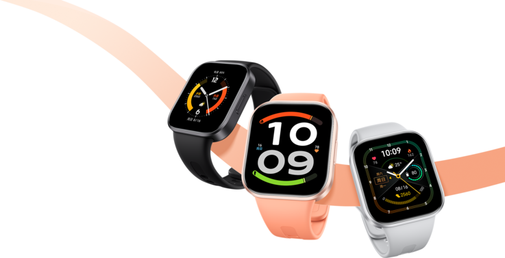 Смарт-часы Redmi Watch 6 Active выпускаются в цветовых вариантах «gunmetal», «orange» и «silver» (слева направо)