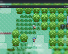 PokeDaisy играет в игру Pokémon с дополнительными наложениями на экране